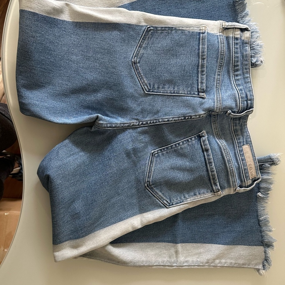 Cello Blue Flare Wide Leg Jeans - Picture 4 of 7